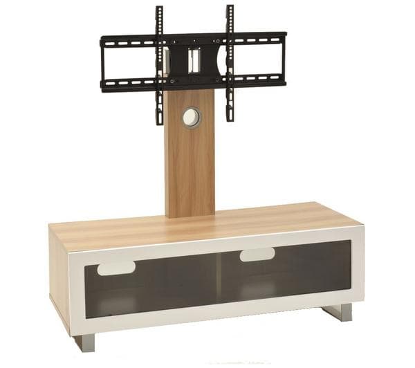 TTAP TVS1001 TV 1050 mm Stand with Bracket for up to 70\" TVs - Light Oak - Image 1