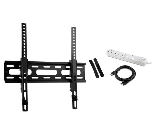 LOGIK LTPSKM18 Tilt TV Bracket for 26-55\" TVs & Power Starter Kit - Image 1