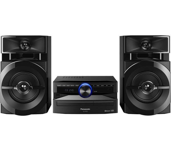 PANASONIC SC-UX100E-K Bluetooth Megasound Party Hi-Fi System - Black - Image 1