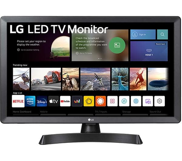LG 24TQ510S-PZ 24\" Smart HD Ready LED TV Monitor - Image 1