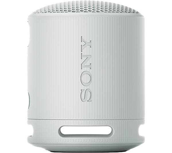 SONY SRS-XB100 Portable Bluetooth Speaker - Light Grey - Image 1