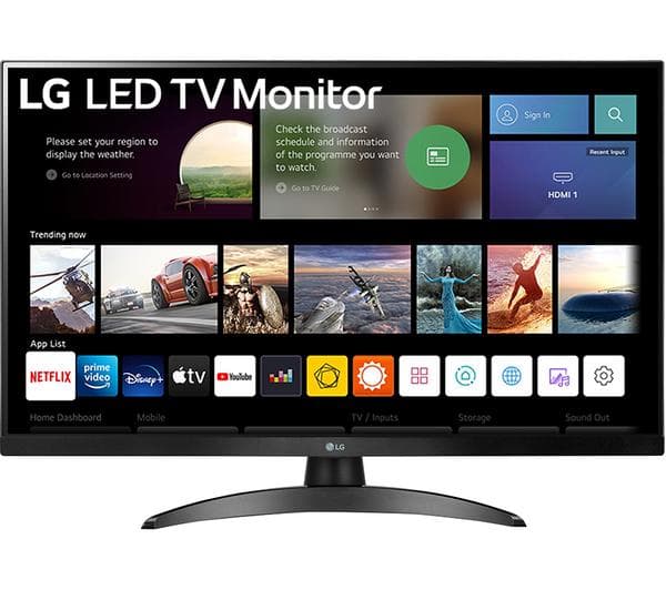 LG 27TQ615S-PZ 27\" Smart Full HD LED TV Monitor - Image 1