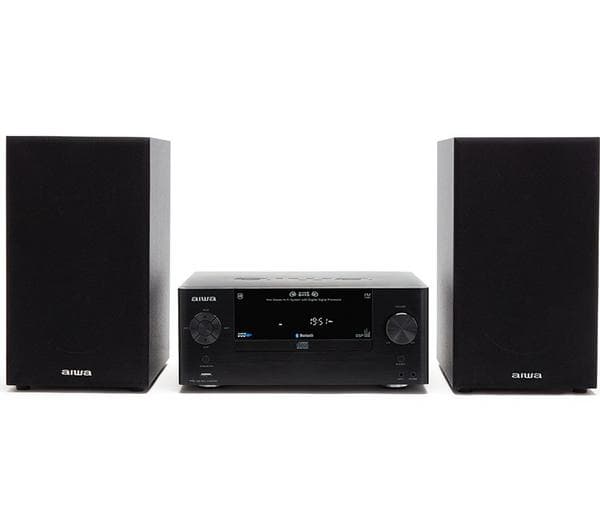 AIWA MSBTU-500 Bluetooth Mini Hi-Fi System - Black - Image 1