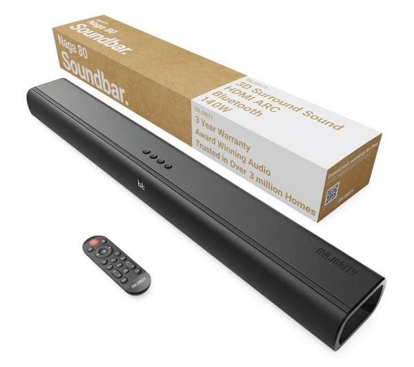 MAJORITY Naga 80 2.1 Wireless Sound Bar - Image 1