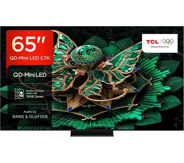 TCL C7K 65\" QD-Mini LED 4K HDR Smart Google TV - 65C7K - Image 1