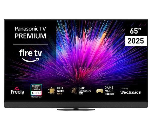 PANASONIC Z95B 65\" OLED 4K HDR Smart Fire TV with Freely - TV-65Z95BEB - Image 1