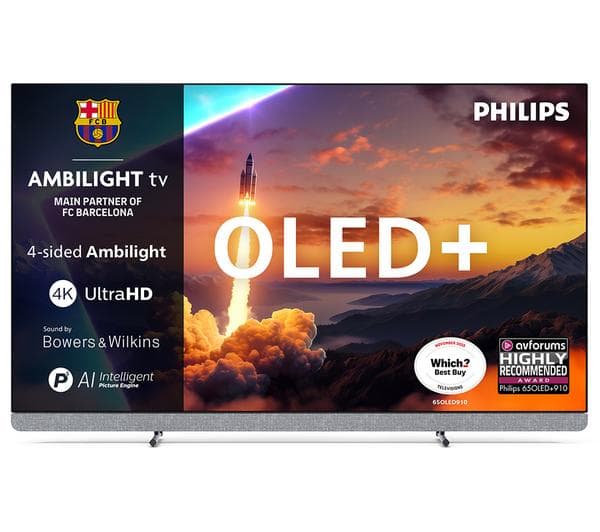 PHILIPS OLED910 65\" OLED 4K HDR Ambilight Smart TV - 65OLED910/12 - Image 1