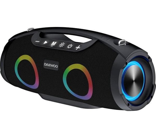DAEWOO Boom Beat Pro Portable Bluetooth Speaker - Black - Image 1
