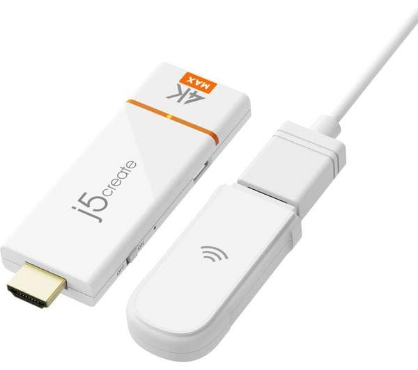 J5CREATE ScreenCast 4K Max JVAW76MAX-N USB micro-B to USB Display Adapter - Image 1