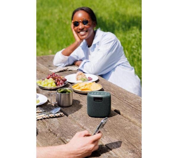 PURE Woodland Mini Portable Bluetooth Speaker - Green - Image 1