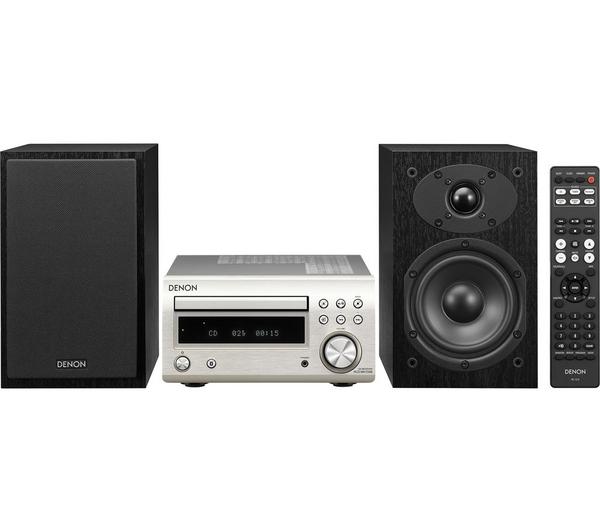 DENON DM-41DAB Wireless Traditional Hi-Fi System - Black