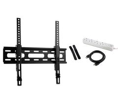 LOGIK LTPSKM18 Tilt TV Bracket for 26-55" TVs & Power Starter Kit