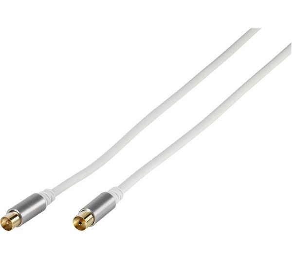 VIVANCO 43151 Premium Series Male to Female Aerial Cable - 2 m