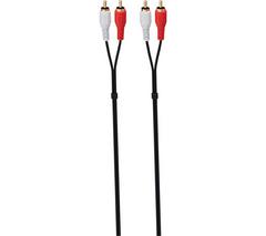 LOGIK L15RCA223 2x RCA Cable - 1.5 m