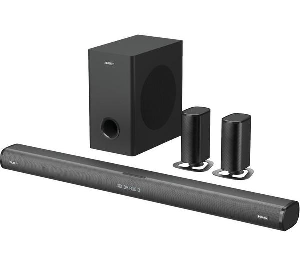 MAJORITY Everest 5.1 Wireless Sound Bar - Black