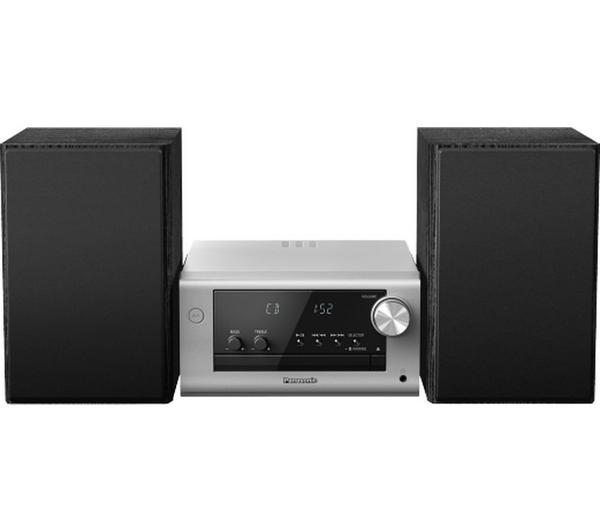 PANASONIC SC-PM702 Bluetooth Traditional Hi-Fi System - Silver