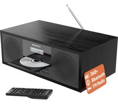 OAKCASTLE DAB500 Bluetooth All-in-One Stereo System - Black