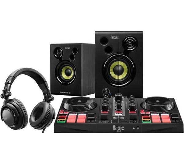 HERCULES DJControl Inpulse 200 MK2 Audio Controller Learning Kit - Black