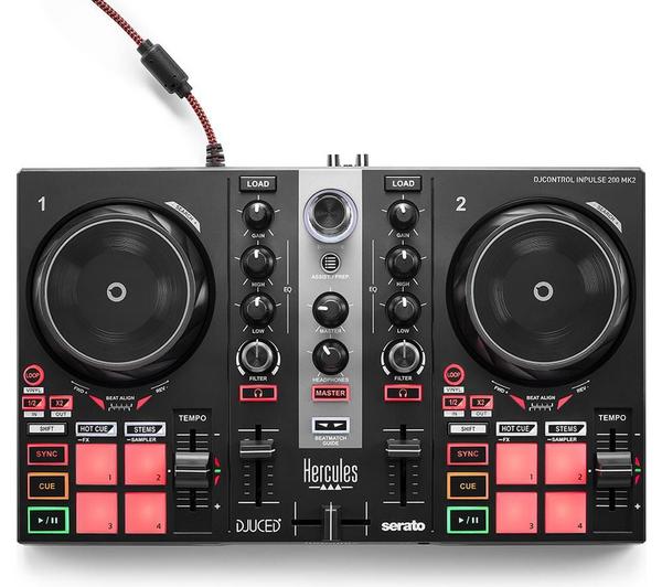 HERCULES DJControl Inpulse 200 MK2 Audio Controller - Black