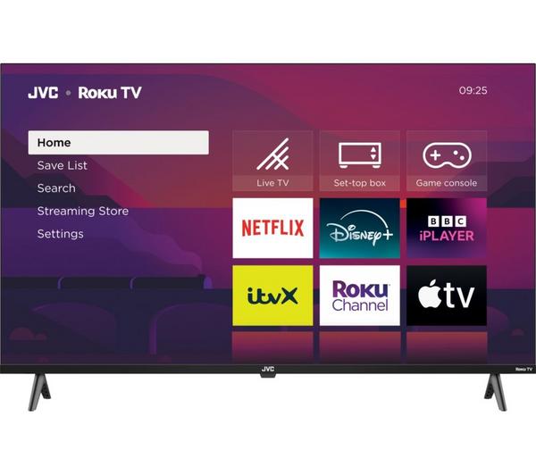 JVC LT-40CR350 40\" Roku Smart Full HD LED TV with Freely
