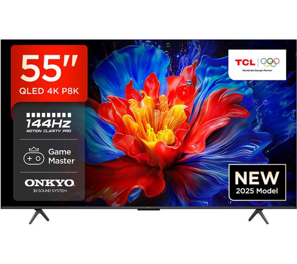 TCL 55P8K 55\" Smart 4K Ultra HD HDR QLED TV