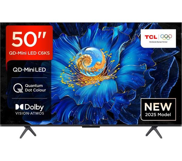 TCL C6KS 50\" QD-Mini LED 4K HDR Smart Google TV - 50C6KS