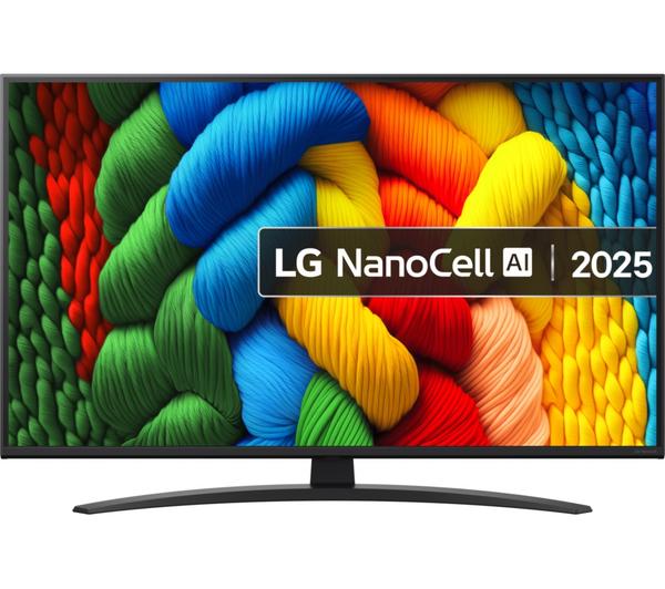 LG NANO81A 43\" NanoCell AI 4K HDR Smart TV 2025 - 43NANO81A6A