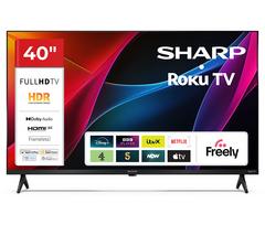 SHARP 2T-C40HD2725KB Roku TV 40" Smart Full HD HDR LED TV