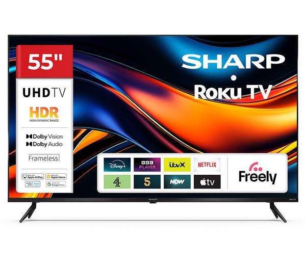 SHARP 4T-C55HJ4725K 55\" Smart 4K Ultra HD HDR LED TV