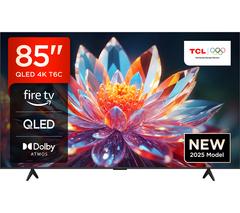 TCL T6C 85" QLED 4K HDR Smart Fire TV with Freely - 85T6C-UK