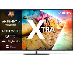 PHILIPS The Xtra MLED950 65" QD-Mini LED 4K HDR Ambilight Smart TV with Freely - 65MLED950/12