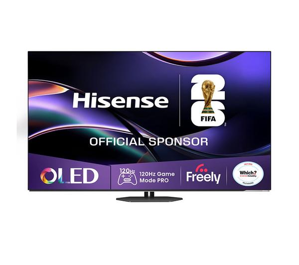 HISENSE A85Q 55\" OLED 4K Smart AI TV with Freely - 55A85QTUK