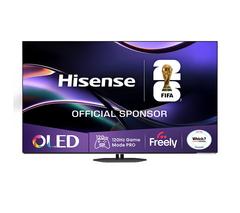 HISENSE A85Q 55" OLED 4K Smart AI TV with Freely - 55A85QTUK