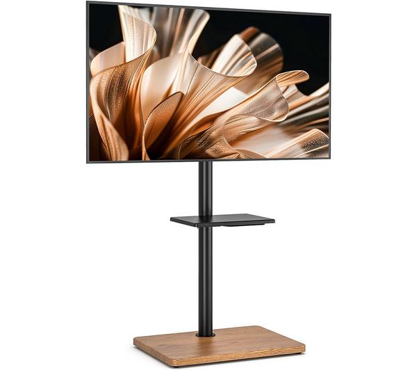 TTAP FS-OAK 500 mm TV Stand with Bracket for up to 60\" TVs - Black